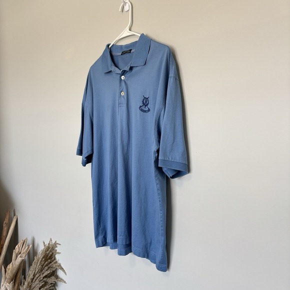 St. Andrews Links Collection Men's Golf Polo‎ Large Italy Marbas Business Casual - Picture 2 of 13